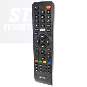 CONTROLE REMOTO PHILCO SMART COM TECLA NETFLIX (LE-7094)