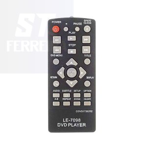 CONTROLE REMOTO DVD LG (LE-7098)