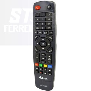 CONTROLE REMOTO RECEPTOR DUOSAT (LE-7102)