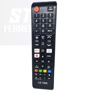 CONTROLE REMOTO SAMSUNG SMART/4K/NETFLIX/PRIME VIDEO (LE-7265)