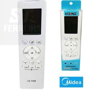 CONTROLE REMOTO AR CONDICIONADO MIDEA (LE-7309)