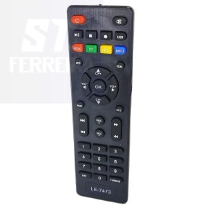 CONTROLE REMOTO RECEPTOR AZAMERICA / AMERICA BOX (LE-7473)