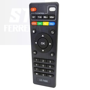CONTROLE REMOTO RECEPTOR TVBOX 4K (LE-7490)