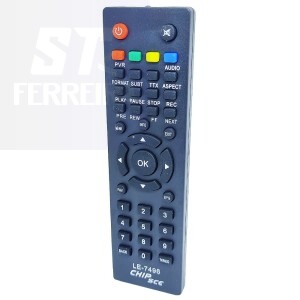 CONTROLE REMOTO CONVERSOR DIGITAL VISIONTEC (LE-7496)