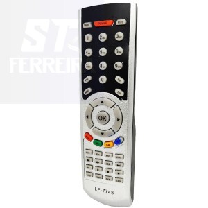 CONTROLE REMOTO RECEPTOR ALPHASAT (LE-7748)