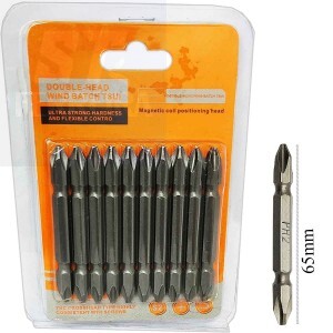 BITS 65mm PARA PARAFUSADEIRA 10 PEÇAS (ATF-2320)