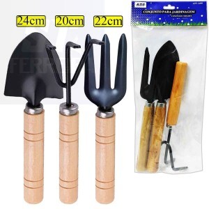 KIT PARA JARDINAGEM 3 PEÇAS (ATF-2490)