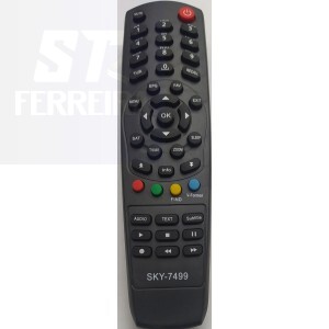 Controle Remoto para Receptor Azamérica S922 Mini LE7499 SKY7499