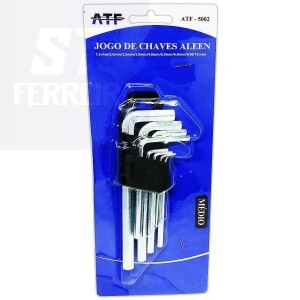 JOGO DE CHAVES ALLEN 09 UNIDADES MÉDIA (ATF-5002)