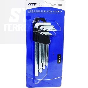JOGO DE CHAVES ALLEN 09 UNIDADES GRANDE (ATF-5003)