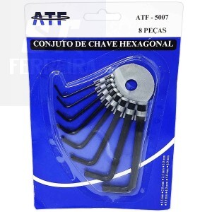 JOGO DE CHAVE ALLEN 08 UNIDADES (ATF-5007)