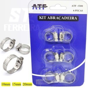 ABRAÇADEIRA KIT COM 6 PEÇAS (ATF-5101)