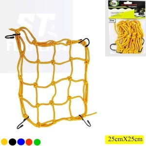 ELÁSTICO EXTENSOR 25cm X 25cm TIPO ARANHA PARA BAGAGEIRO (ID-3283C)