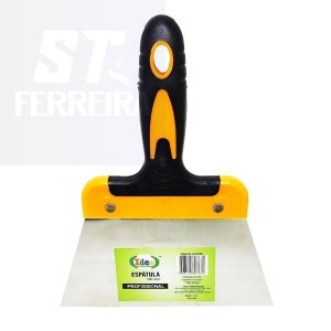 ESPÁTULA DE AÇO INOXIDÁVEL LISA 180mm (ID-3976E)