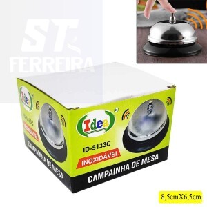 CAMPANHIA DE MESA 8.5 X 6.5cm (ID-5133)