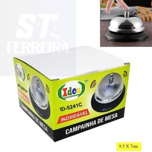 CAMPANHIA DE MESA 9.5 X 7cm (ID-5241C)