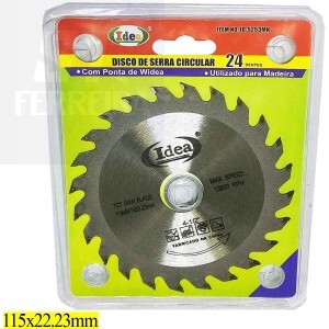 DISCO DE SERRA CIRCULAR PARA MADEIRA 24 DENTES (ID-5253MK)