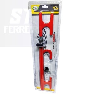 TRAVA ANTI-FURTO PARA VOLANTE E PEDAL 55cm (ID-9156T)